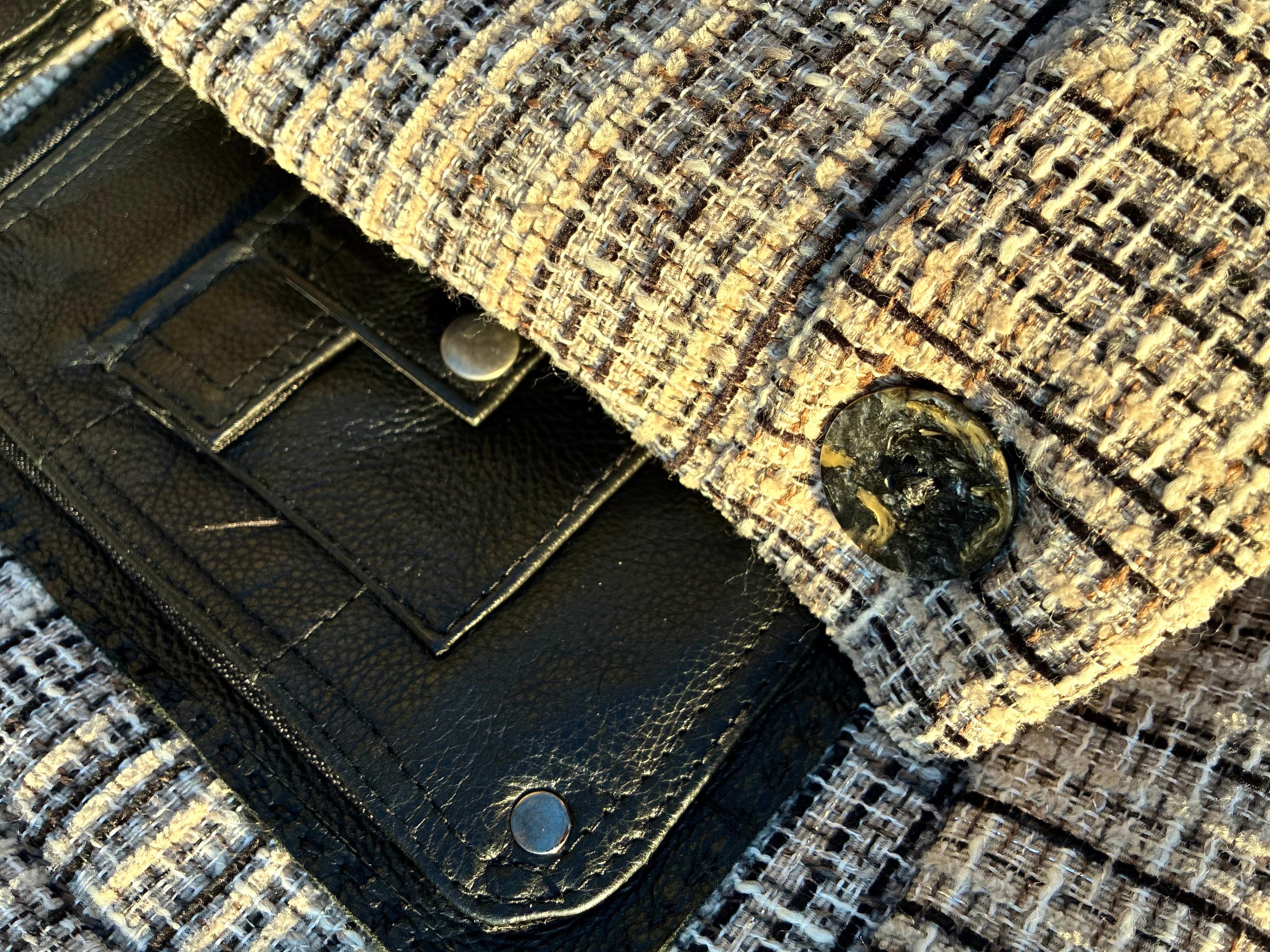 MOTO TWEED JACKET